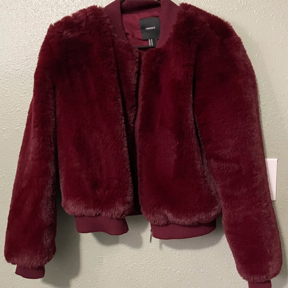 TEDDY  maroon jacket